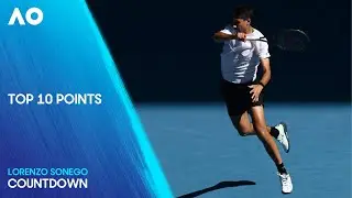 Lorenzo Sonego | Top 10 Points | Australian Open 2025