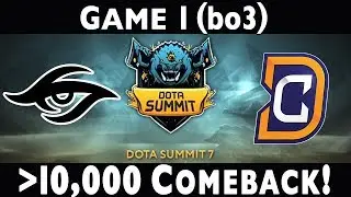 Dota 2 | Team Secret vs Digital Chaos (GAME 1) | The Summit 7