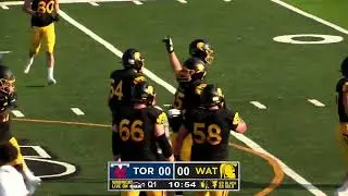 August 25, 2024 - USports Football - U of T Varsity Blues @ Waterloo Warriors