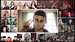 Attack on Titan Season 4 episode 13 Mega Reaction Mashup  | 進撃の巨人  | Shingeki no Kyojin