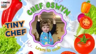 Two-year-old chef obsessed with cooking shows can make a full roast dinner | LOVE THIS!