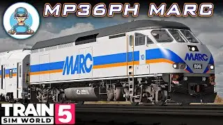 MP36PH MARC Commuter (Custom Livery) @TrainSimWorld ​