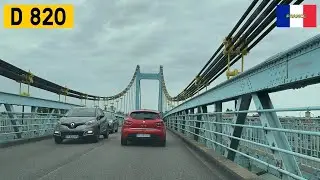 Conduite sur la Route D&eacute;partementale D820 - Full HD 60 FPR - HDR