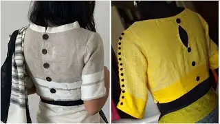 Latest Cotton Saree Blouses 2022 || Designer Cotton Blouse Designs 2022 | Latest Cotton Blouses 2022