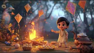 Thank You Sun Rhyme🌞 | Makar Sankranti, Pongal, Lohri & Magh Bihu #kidsvideo#kidsrhymes#kidslearning