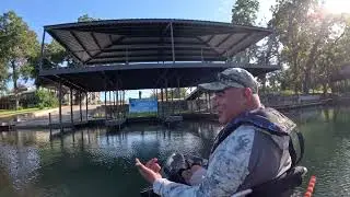 Lake Dunlap bass fishing