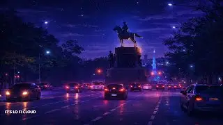 Night Neon City 🌌 Chill Lo-Fi Background Music | Calm Night Flow