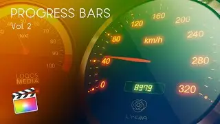 Animated Progress Bars for Final Cut Pro - Progress Bars Vol 2