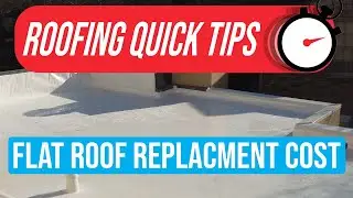 How Much Does It Cost to Replace a Flat Roof? ▬ ROOFING QUICK TIPS