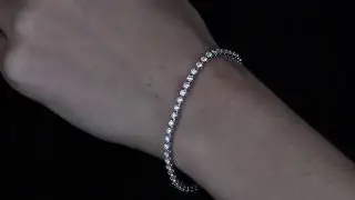 Bracelet diamants Rivi&egrave;re - Diamond Riviere bracelet Jaubalet