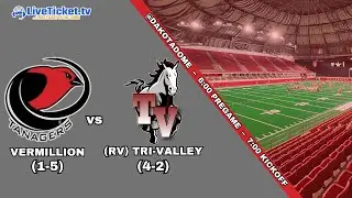 Vermillion Tanagers vs Tri-Valley Mustangs (FB)