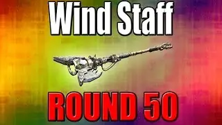Wind Staff on Round 50 - Call of Duty Zombies