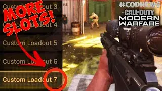 Modern Warfare Adding More Custom Loadout Slots? Developers Respond! #CoDNews