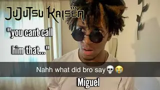 How Miguel Confronted Gojo for being the R word 💀
