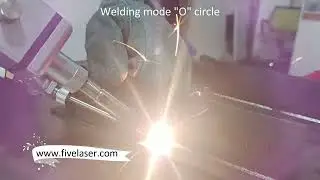 Dual wobble handheld laser welding machine