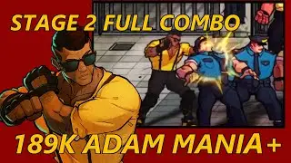 Streets Of Rage 4 - FULL COMBO - Stage 2 (Mania+ - Adam)