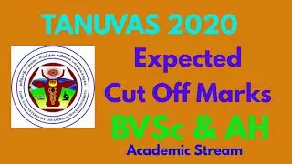 TANUVAS 2020 | BVSc & AH - Expected Cut Off Marks 2020 | In Tamil