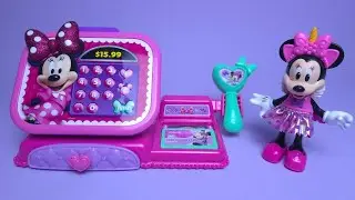 Disney Minnie Mouse Cash Register Set Satisfying with Unboxing Compilation Toys ASMR
