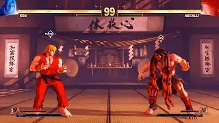 Ken vs Necalli (Hardest) - Street Fighter 5.| Epic Battle