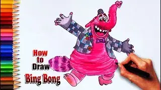 How to Draw Bing Bong from Inside Out | Drawing tutorials | learning for arts