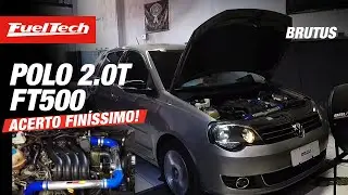 CARRO PEQUENO, MOTOR GRANDE!  VW POLO 2.0 TURBO COM FUELTECH 💪