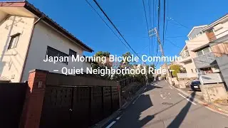 Morning Bike Commute in Japan  A Cozy Start to My Day