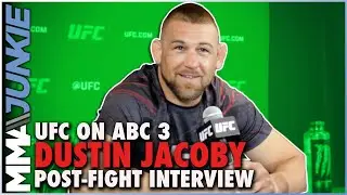 Dustin Jacoby Says Unusual Nerves Left During Jam Session With Da Un Jung | UFC on ABC 3