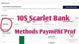 10$ Scarlet Method Payment Prof | Unlimited Dollar Eran | New Methods