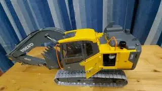 NEW RC VOLVO EC160E DIGGER//HYDRAULIC AND FULLY OUT OF METALL//READY TO RUN RC DIGGER OUT OF THE BOX