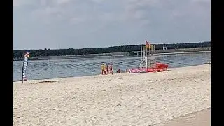 Zalew sulejowski plaża jachty rowery wodne 28 C