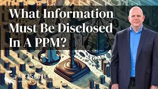 What information must be disclosed in a syndication private placement memorandum?