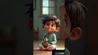 An innocent child is describing his poverty to Allah Almighty | ghareeb  bachy de dua #ai #child