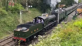 GWR 2800 Class + Urie S15 | 2857 + 506 | Top & Tail | Mid Hants Railway | Alresford | 02/05/22