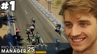 FIRST TIME PLAYING! - Career Mode #1 | Pro Cycling Manager 25 (PC  Gameplay)