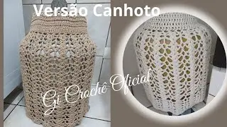 Capa para botijão versão Canhoto/ passo a passo 