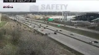 Two Car Accident on I-70 (Kansas City, Missouri)