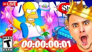 🚨AGORA!! EVENTO AO VIVO DOS SIMPSONS NO FORTNITE! 🚨