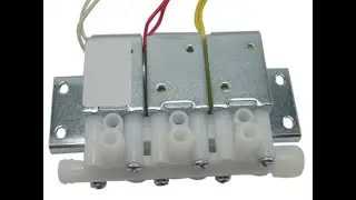 Mini Micro Miniature Plastic Electric Air Solenoid Valve For Massage Chair 12VDC 24VDC 12V 24V DC