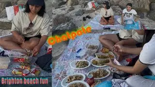 Dry Picnic First, Ocean Dip Later 🌊🧺 Brighton Beach Diaries #brightonbeach #2026 #vlog 