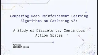 Project reinforcement learning : Car Racing