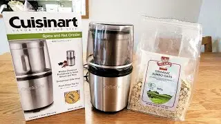 【開封動画】ダイエッターが持ってると便利！クイジナート CuisinartSG-10BKJ  ミルサー|オートミールも楽々粉砕します！