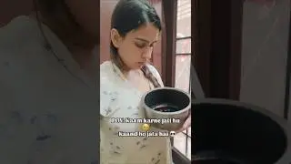 Kaam karne jati hu, Kaand ho jata hai 😭😭😭 #help #burnout #fire #kitchenstories #kitchenhacks