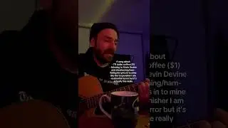 song about 711 coffee, listening to Kevin Devine &existential horror but it&rsquo;s actually fine really