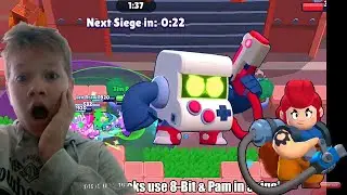 Мега Боец 8-БИТ! Funny moments Brawl Stars!