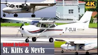 Small Birds In Action | Cessna 172S Skyhawk | Britten-Norman Islander | St. Kitts, Eastern Caribbean