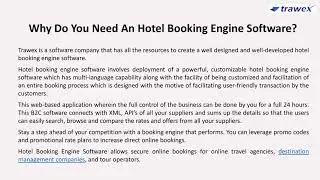Hotel Booking Engine Software