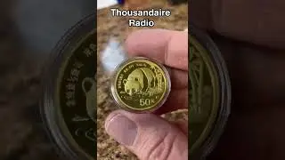 Chinese Gold panda half ounce (1/2 oz) / not 15 grams