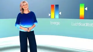 Weervrouw Sabine Hagedoren met het Vlaamse weerbericht van dinsdag 13 januari 2026 op VRT 1
