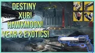 Destiny: Xur Sept. 25! Best Hand Cannon! HAWKMOON! YEAR 2 EXOTICS!