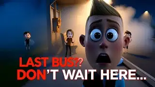 Roki & Musfi at the Night Bus Stop 😨 | Scary Urban Horror Story
